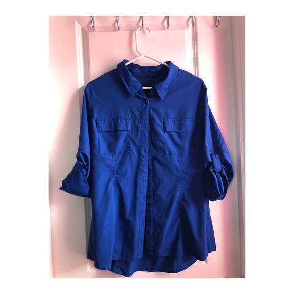 Blue Button Down - Picture 1 of 2